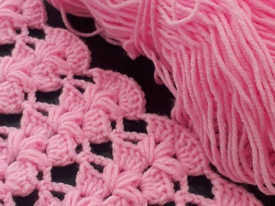 Kolay bebek battaniye modeli. easy baby blanket pattern.#easy knitting pattern