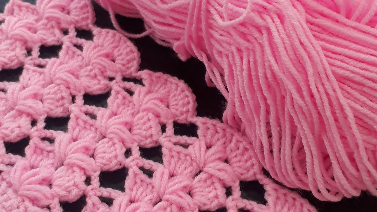 Kolay bebek battaniye modeli. easy baby blanket pattern.#easy knitting pattern