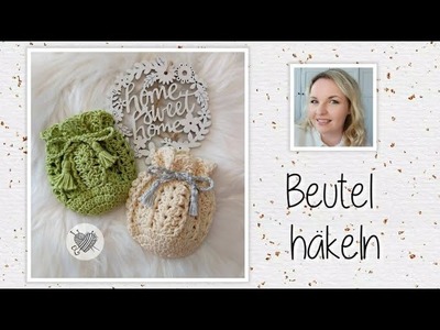 Mini-Beutel häkeln (Gr.M). crochet a little bag (size: M)- Mein kreatives Herz