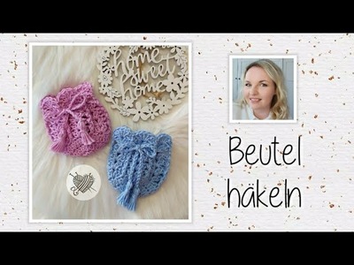Mini-Beutel häkeln (Gr.S). crochet a little bag (size S) - Mein kreatives Herz