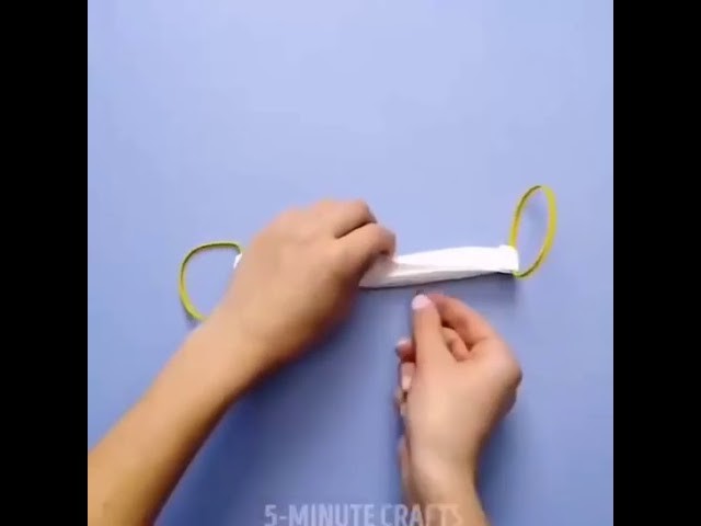 Mundschutz basteln (schnell Durchgang)