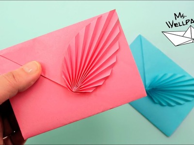 Origami Brief - Briefumschlag basteln als z.B. Muttertagsgeschenk