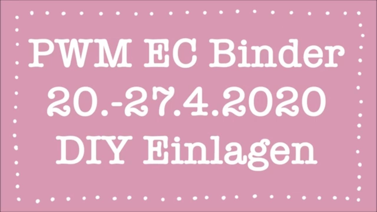 Plan with me - 20. - 26.4.2020 | Erin Condren Binder | DIY inserts | Deutsch