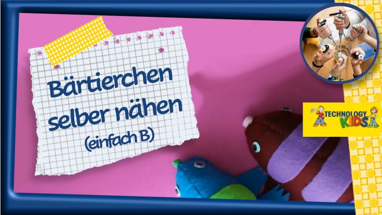 Bärtierchen selber nähen (einfach, mit Schnittmuster B)