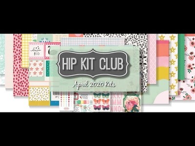 (deutsch) Hip Kit Club April Kit 2020. Layout share.