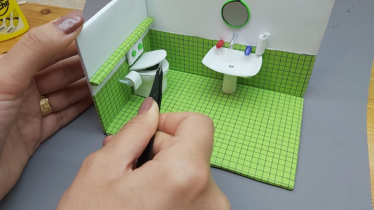DIY Miniatur - puppenhaus zubehör einfach zu machen