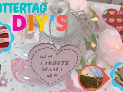DIY Muttertagsgeschenke, 5 schnelle IDEEN für MAMA, selbst BASTELN in wenigen MINUTEN, LAST MINUTE