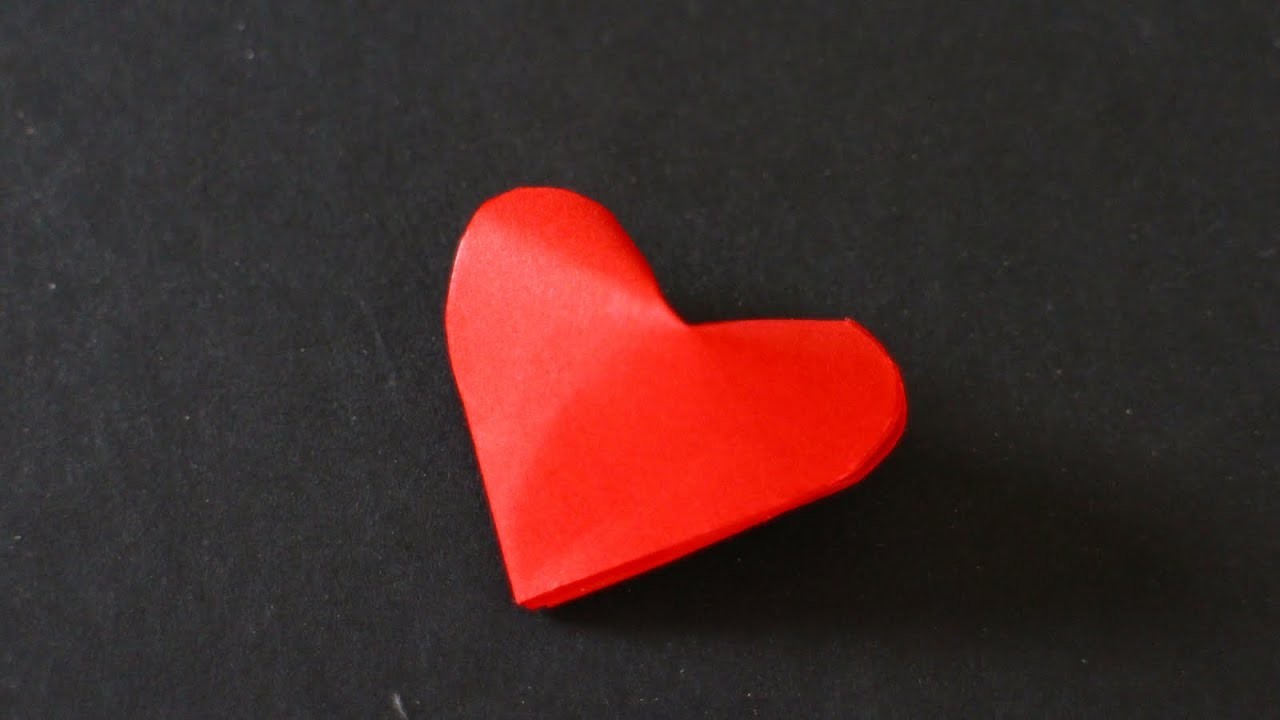 Herz 3D Basteln mit Papier für Muttertag, Hochzeit, Geburtstag & Valentinstag [W+]