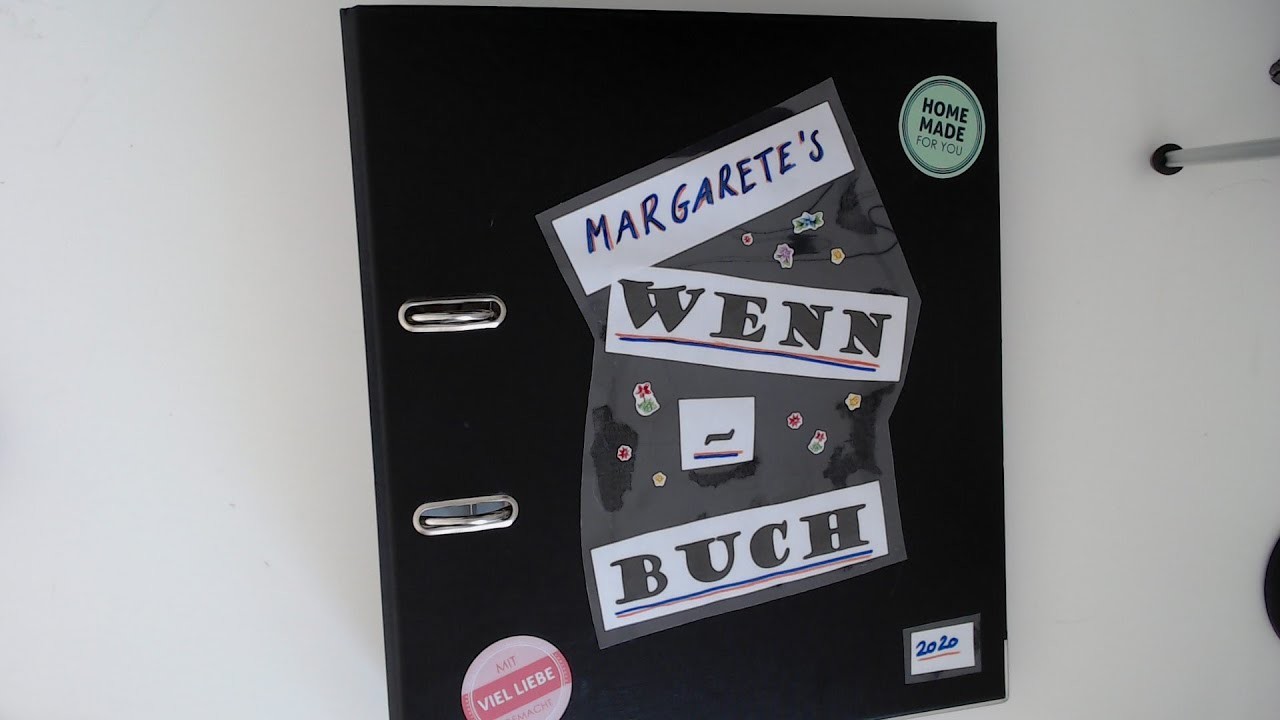 Muttertagsgeschenk selbst machen - Wenn-Buch DIY - last-minute-Geschenke