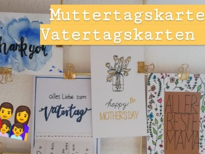 MUTTERTAGSKARTEN. VATERTAGSKARTEN DIY- Krealiv