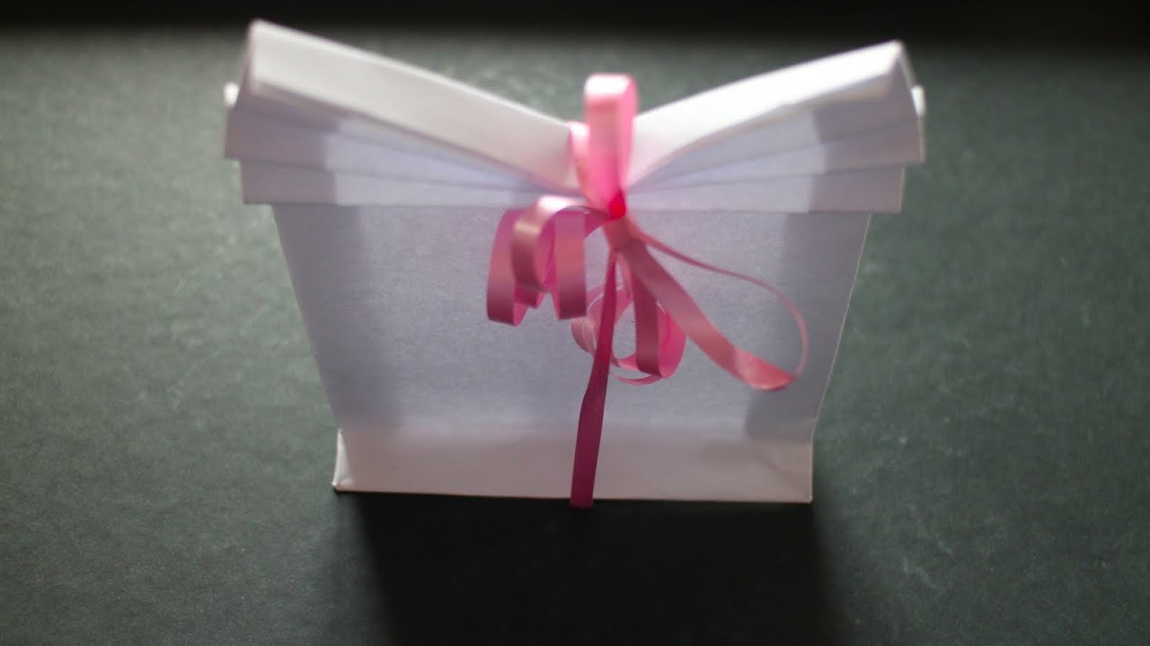 'Papiertüte' Geschenk selber machen mit Papier für Geburtstag, Muttertag & Weihnachten [W+]