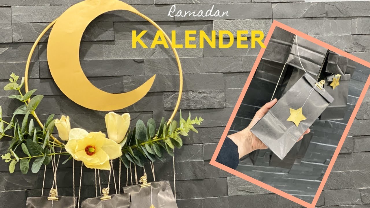 Ramadankalender basteln DIY. Ramadan Calendar Tutorial. Ramadan-Reihe 2020. Kikis Ramadan
