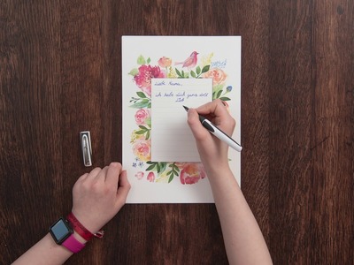 Schreib einen Brief zum Muttertag