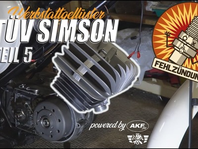 TÜV SIMSON "Eastriderz Special" Fehlzündung Teil 5 - Zylinder, Motor
