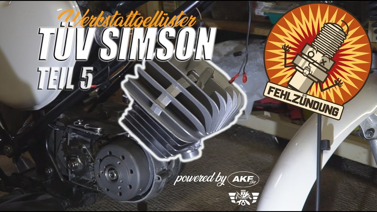 TÜV SIMSON "Eastriderz Special" Fehlzündung Teil 5 - Zylinder, Motor