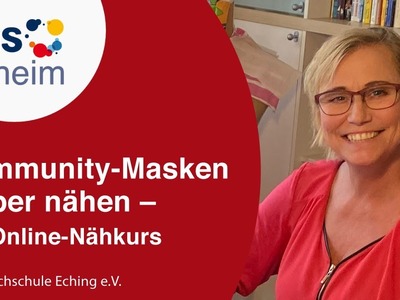 Community-Masken selber nähen - ein Online-Nähkurs