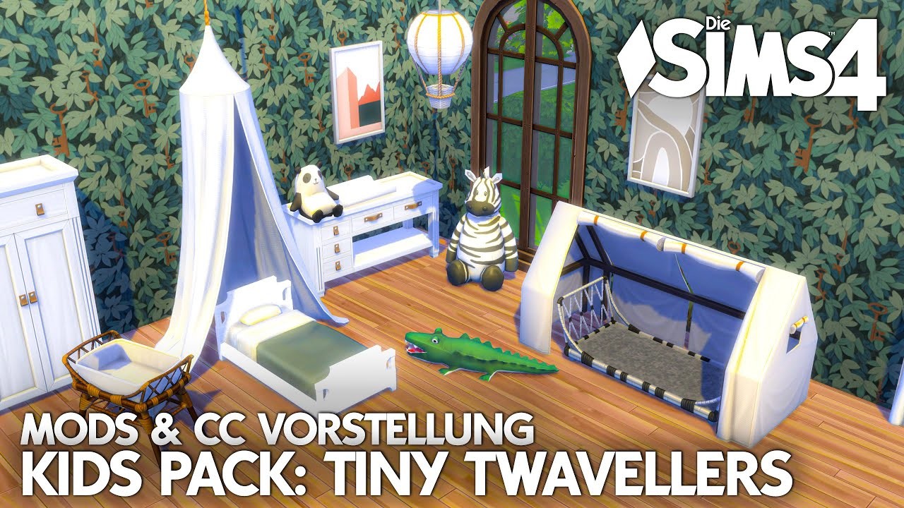 Die Sims 4 Kinderzimmer CC Pack - So süß gemacht! Tiny Twavellers mit Objekten als Download
