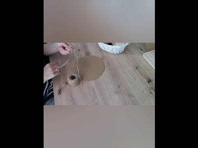 Häkelidee: Körbchen aus Paketschnur