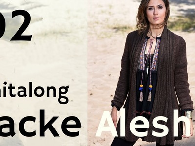 Knitalong Jacke Alesha Teil 2 - Welche Größe stricken?