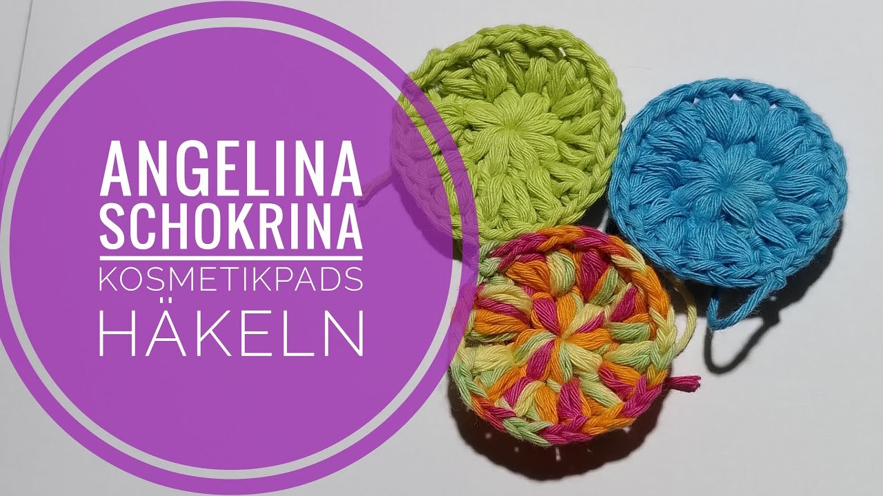 Kosmetikpads häkeln mit der Büschelmasche - Tutorial - Zero Waste - DIY