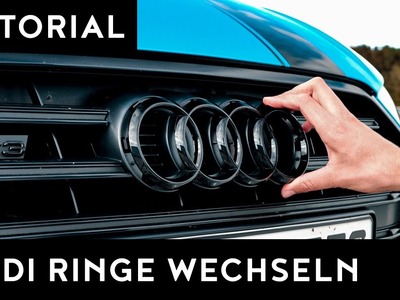 Schwarze Audi Ringe wechseln⎢vorne & hinten DIY Tutorial