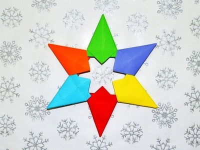 Basteln Weihnachten: Sterne basteln mit Papier - Weihnachtsdeko selber machen - origami