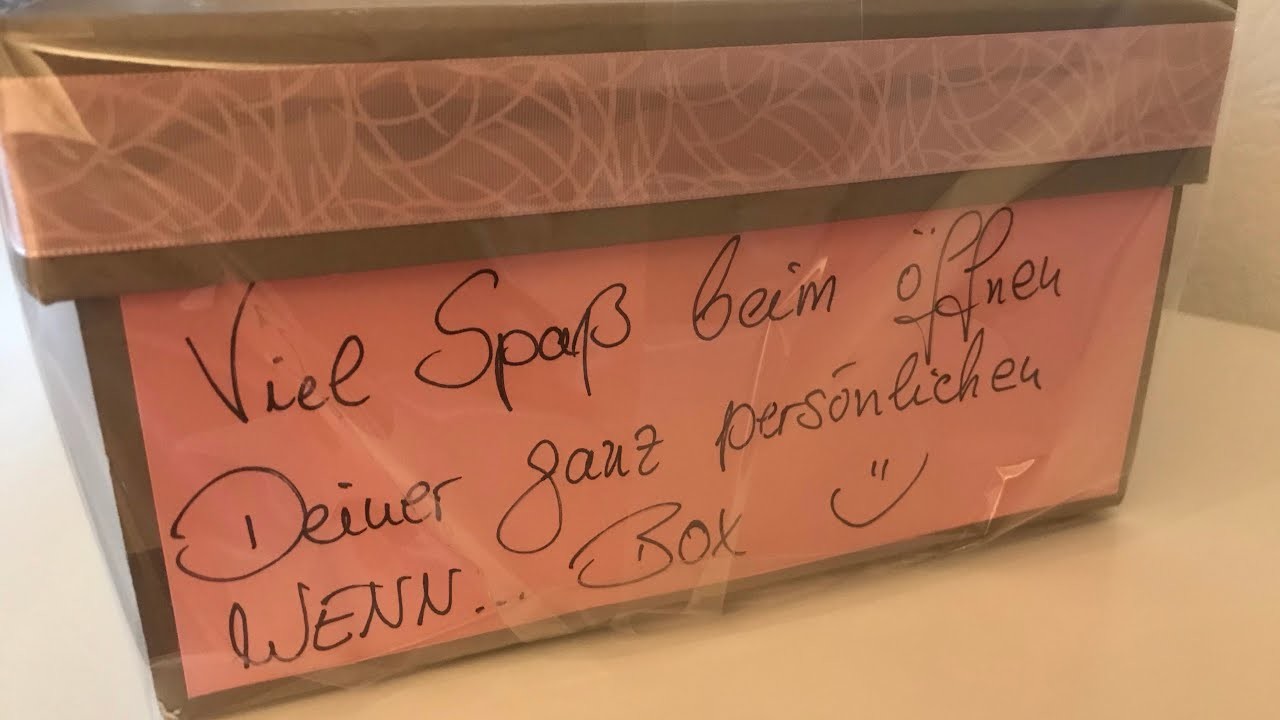 DIY: Bastelstunde Wenn- Box, 35 Ideen zum befüllen, Geschenkebox????, Geschenk Tipp. Deko Jana