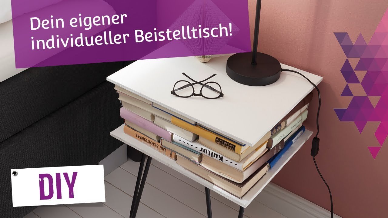 DIY: Beistelltisch aus Büchern | Trendstore