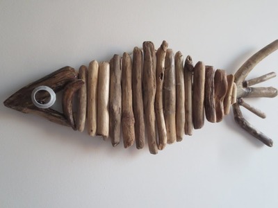 DIY Fisch aus Treibholz Driftwood