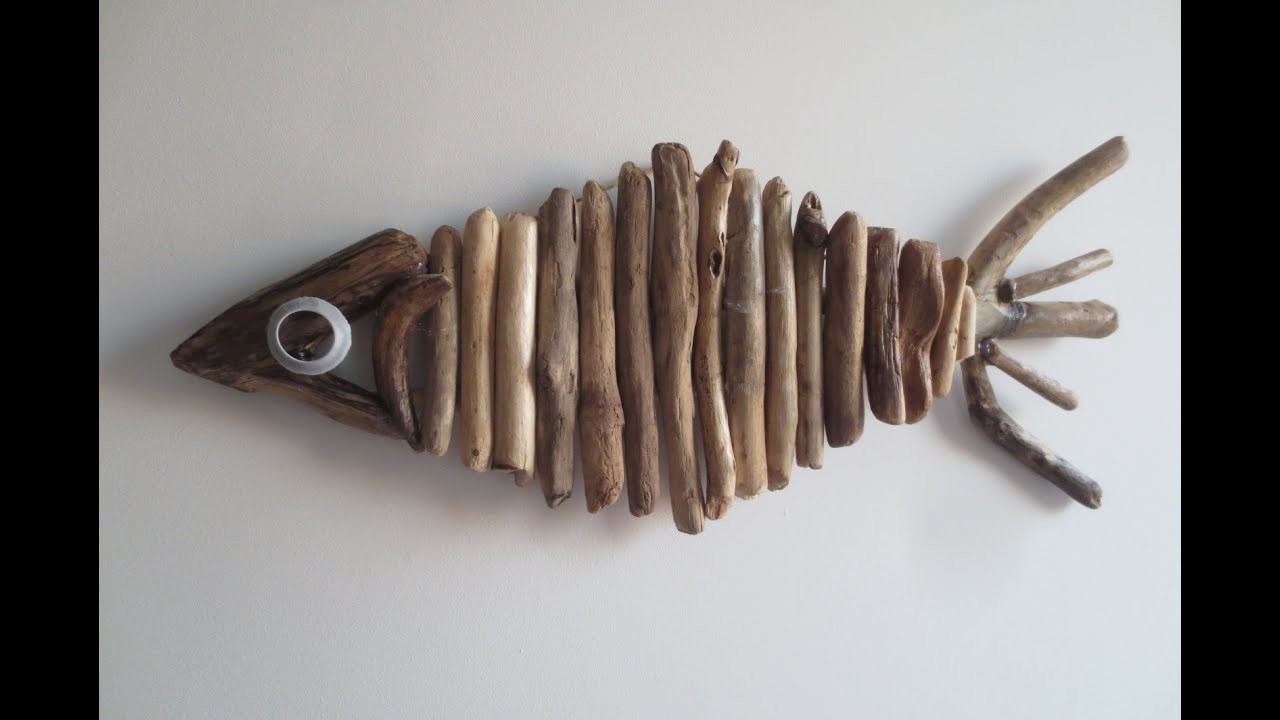 DIY Fisch aus Treibholz Driftwood