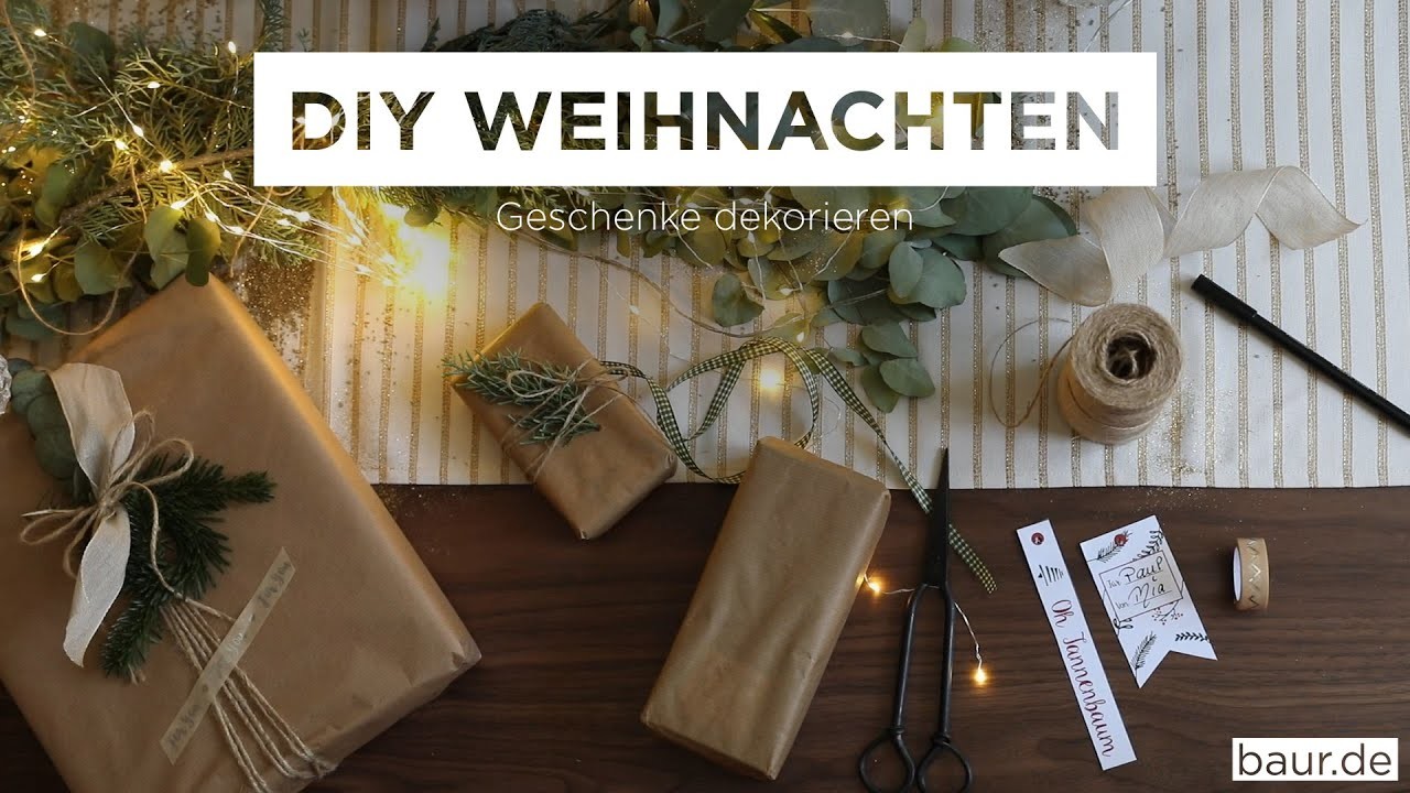 DIY Geschenke dekorieren | BAUR