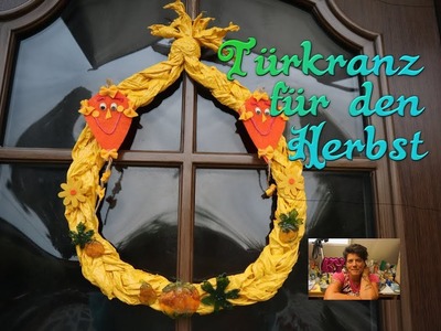 DIY | Herbstdekoration selber machen | Türkranz | Homedeko | Bastelanleitung