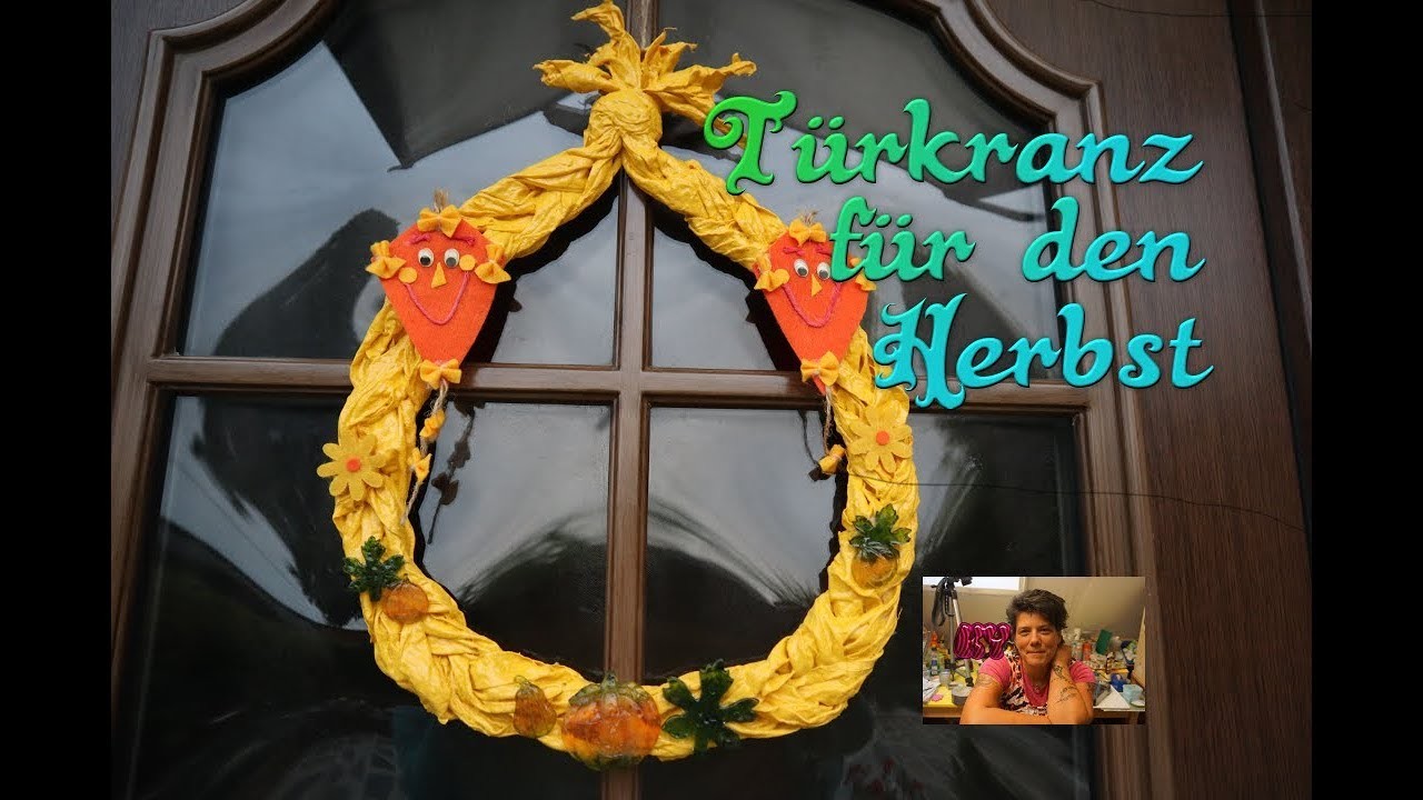 DIY | Herbstdekoration selber machen | Türkranz | Homedeko | Bastelanleitung