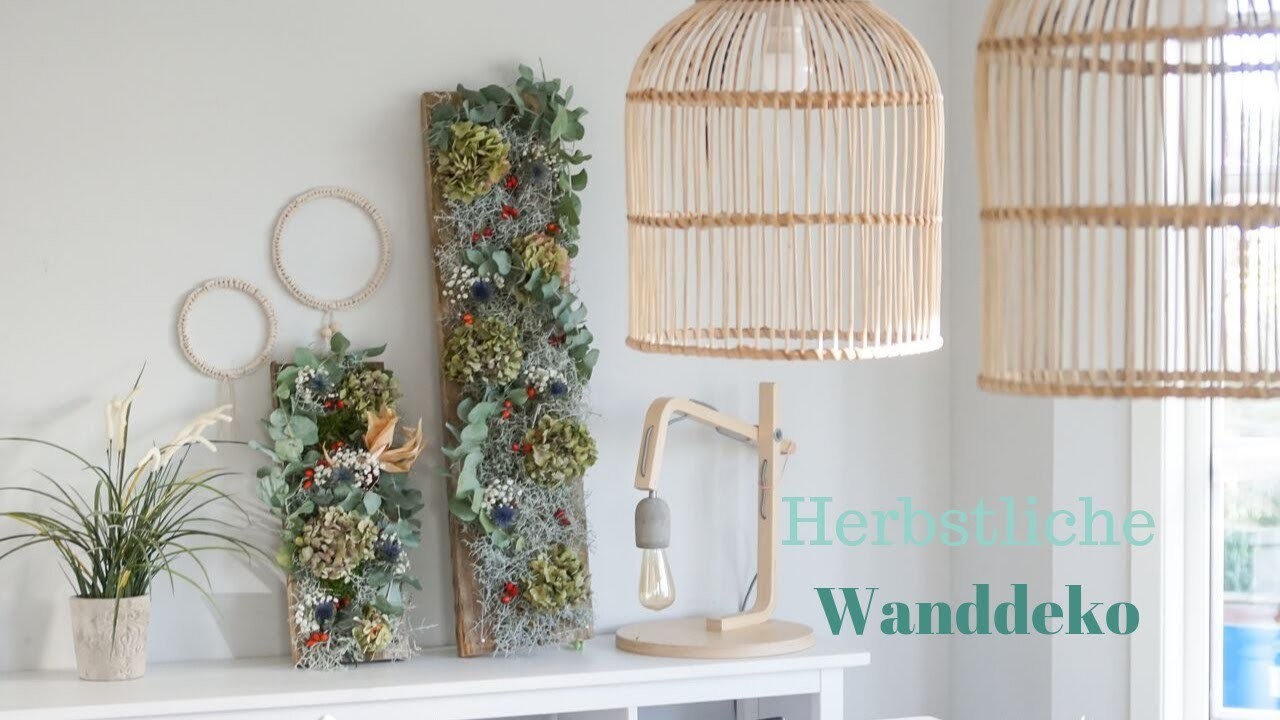 DIY herbstliche Wanddeko
