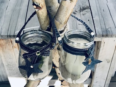 DIY: Jeans-Windlicht