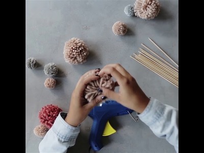 DIY: Pompom Blumen für Ihr Zuhause | Westwing DIY