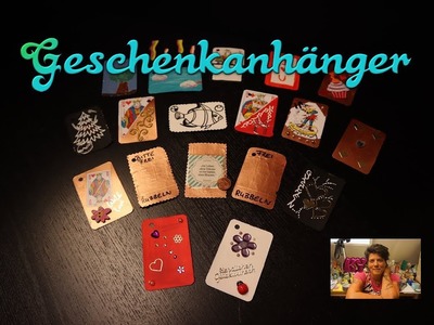 DIY | Upcycling | aus altem Kartenspiel Geschenkanhänger mit kleiner Überraschung basteln