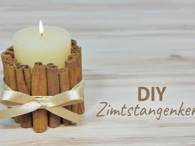 DIY Zimtstangenkerze