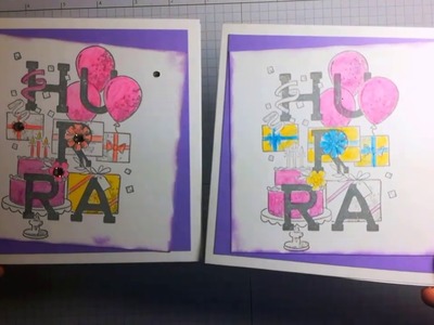 Glückwunschkarte zum Geburtstag selber basteln. Stampin' Up!