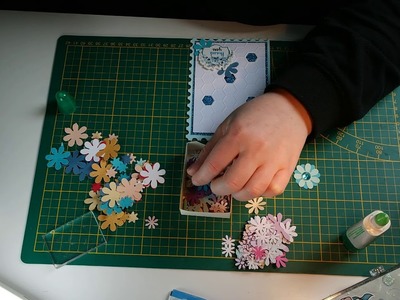 Karten basteln mit Prägefolder (von Action) 01.19