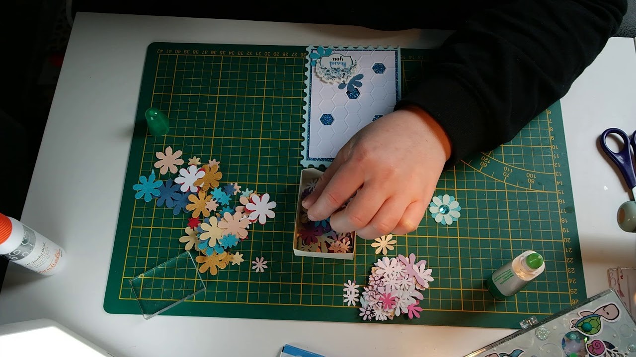 Karten basteln mit Prägefolder (von Action) 01.19