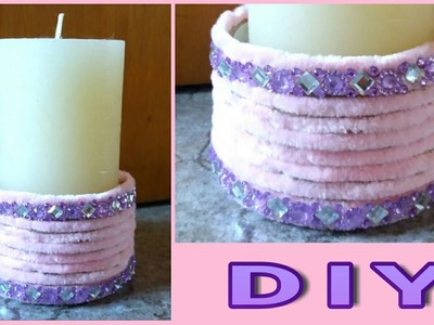 Kerzen - Dekoration aus Wolle basteln • DIY   * Julebuergerfee