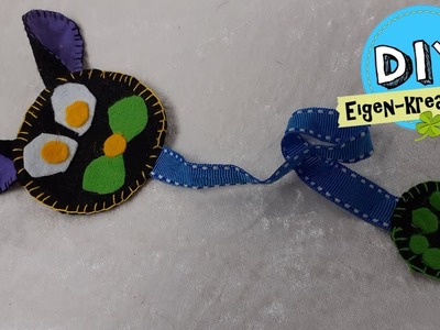 Lesezeichen mit TiermotiveI Filzmotive I KatzeI,Elefant I  DIY Eigen Kreationen