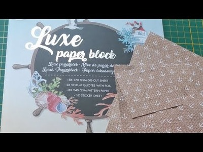 Live Basteln Luxe Paper Set Action