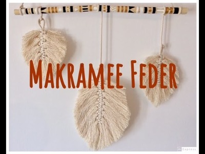Makramee Feder DIY