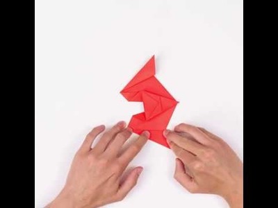Origami-Fledermaus zu Halloween