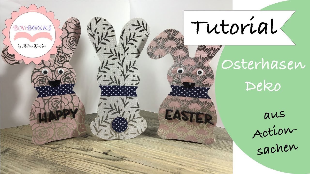 Osterhasen * im letzten Action Haul vorgestellt, jetzt verbastelt * Download * basteln * deutsch
