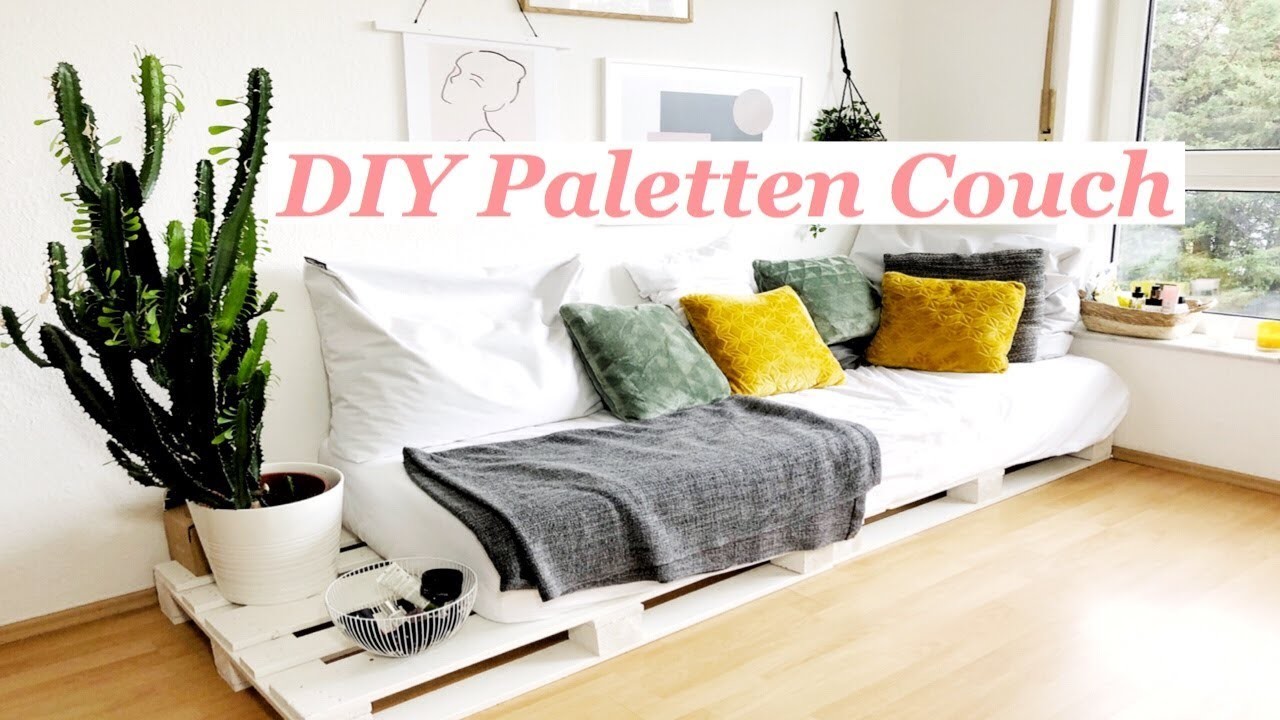 Paletten Couch selber bauen Anleitung