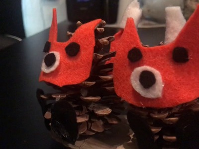 Tannzapfen Fuchs - Basteln im Herbst