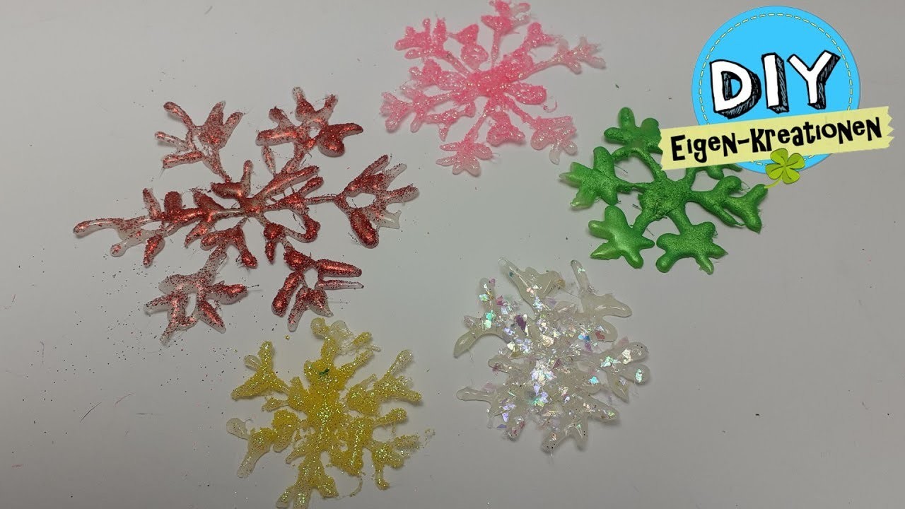 Weihnachtssterne selber machen I Deko I Girlande I DIY Eigen Kreationen